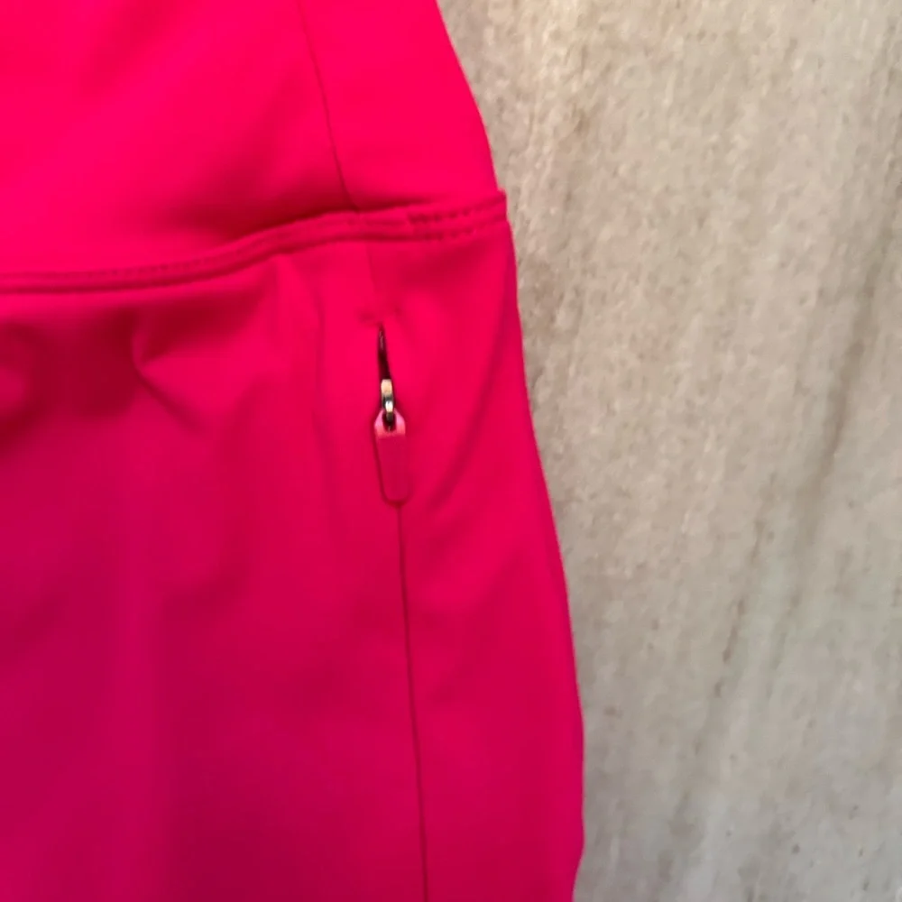 Bright pink santiny golf/tennis skort - Picture 3 of 5